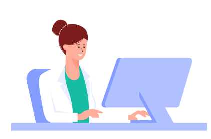 Woman-at-desk